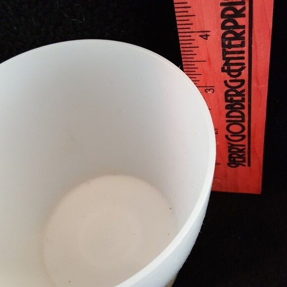 Vintage Tupperware 757 Condiments Caddy Carrier Bowl Plastic Brown White Picnic - Picture 6 of 6